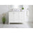 Elegant Sommerville 42" Single Bathroom Vanity, White/Backsplash