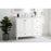 Elegant Sommerville 42" Single Bathroom Vanity, White/Backsplash