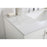 Elegant Sommerville 42" Single Bathroom Vanity, White/Backsplash