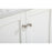 Elegant Sommerville 42" Single Bathroom Vanity, White/Backsplash