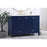 Elegant Kitchen/Bath Sommerville 48" Single Bathroom Vanity, Blue