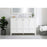 Elegant Sommerville 48" Single Bathroom Vanity, White/Backsplash