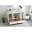 Elegant Sommerville 48" Single Bathroom Vanity, White/Backsplash