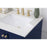 Elegant Kitchen/Bath Sommerville 60" Double Bathroom Vanity, Blue