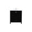 Elegant Kitchen/Bath Irene 30" Single Bathroom Vanity, Black - VF18830BK