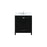 Elegant Irene 30" Single Bathroom Vanity, Black/Backsplash - VF18830BK-BS