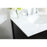 Elegant Irene 30" Single Bathroom Vanity, Black/Backsplash