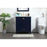 Elegant Kitchen/Bath Irene 30" Single Bathroom Vanity, Blue