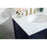 Elegant Irene 30" Single Bathroom Vanity, Blue/Backsplash