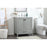 Elegant Kitchen/Bath Irene 30" Single Bathroom Vanity, Grey