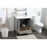 Elegant Kitchen/Bath Irene 30" Single Bathroom Vanity, Grey