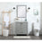 Elegant Kitchen/Bath Irene 30" Single Bathroom Vanity, Grey