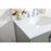Elegant Irene 30" Single Bathroom Vanity, Grey/Backsplash