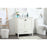 Elegant Kitchen/Bath Irene 30" Single Bathroom Vanity, White