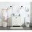 Elegant Kitchen/Bath Irene 30" Single Bathroom Vanity, White