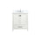 Elegant Irene 30" Single Bathroom Vanity, White/Backsplash - VF18830WH-BS