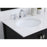 Elegant Kitchen/Bath Irene 32" Single Bathroom Vanity, Black