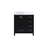 Elegant Irene 32" Single Bathroom Vanity, Black/Backsplash - VF18832BK-BS
