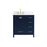 Elegant Irene 32" Single Bathroom Vanity, Blue/Backsplash - VF18832BL-BS