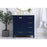 Elegant Irene 32" Single Bathroom Vanity, Blue/Backsplash