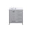 Elegant Irene 32" Single Bathroom Vanity, Gray/Backsplash - VF18832GR-BS