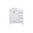 Elegant Irene 32" Single Bathroom Vanity, White/Backsplash - VF18832WH-BS