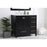 Elegant Kitchen/Bath Irene 36" Single Bathroom Vanity, Black