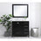 Elegant Kitchen/Bath Irene 36" Single Bathroom Vanity, Black