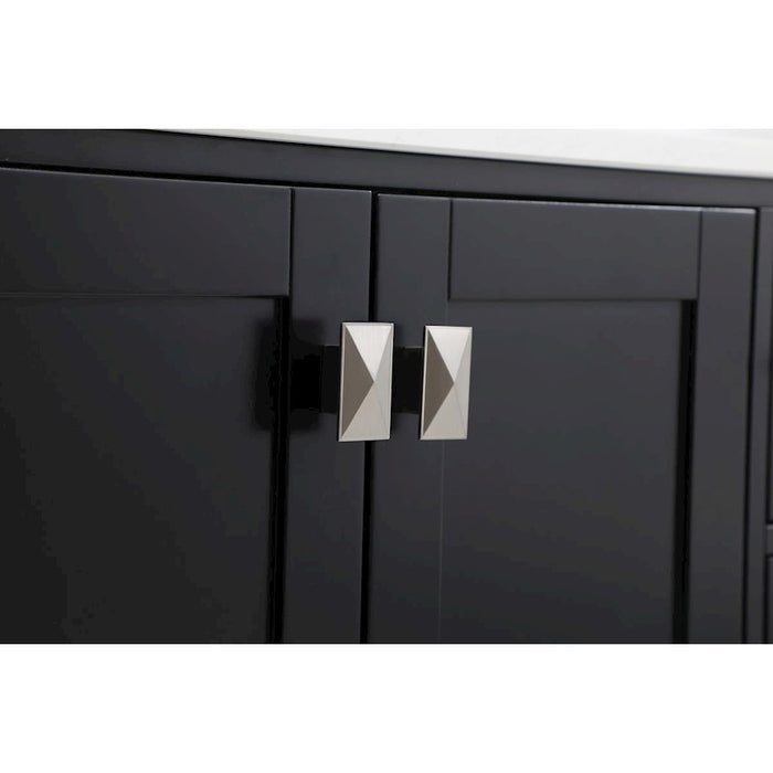 Elegant Kitchen/Bath Irene 36" Single Bathroom Vanity, Black