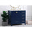 Elegant Kitchen/Bath Irene 36" Single Bathroom Vanity, Blue