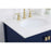 Elegant Kitchen/Bath Irene 36" Single Bathroom Vanity, Blue