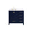 Elegant Irene 36" Single Bathroom Vanity, Blue/Backsplash - VF18836BL-BS