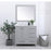 Elegant Kitchen/Bath Irene 36" Single Bathroom Vanity, Gray