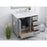 Elegant Kitchen/Bath Irene 36" Single Bathroom Vanity, Gray