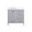Elegant Irene 36" Single Bathroom Vanity, Gray/Backsplash - VF18836GR-BS