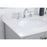 Elegant Irene 36" Single Bathroom Vanity, Gray/Backsplash