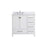 Elegant Irene 36" Single Bathroom Vanity, White/Backsplash - VF18836WH-BS