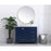 Elegant Kitchen/Bath Irene 42" Single Bathroom Vanity, Blue