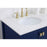 Elegant Kitchen/Bath Irene 42" Single Bathroom Vanity, Blue