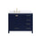 Elegant Irene 42" Single Bathroom Vanity, Blue/Backsplash - VF18842BL-BS
