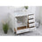 Elegant Kitchen/Bath Irene 42" Single Bathroom Vanity, White