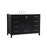 Elegant Kitchen/Bath Irene 48" Single Bathroom Vanity, Black