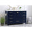 Elegant Irene 48" Single Bathroom Vanity, Blue/Backsplash