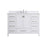 Elegant Irene 48" Single Bathroom Vanity, White/Backsplash - VF18848WH-BS