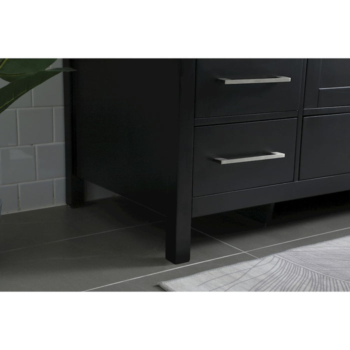 Elegant Lighting Irene 54" Single Vanity Sink, Black