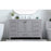 Elegant Lighting Irene 54" Single Vanity Sink, Grey