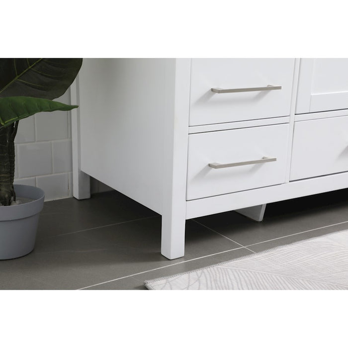 Elegant Lighting Irene 54" Single Vanity Sink, White