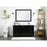 Elegant Kitchen/Bath Irene 60" Single Bathroom Vanity, Black