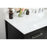 Elegant Kitchen/Bath Irene 60" Single Bathroom Vanity, Black