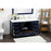 Elegant Kitchen/Bath Irene 60" Single Bathroom Vanity, Blue